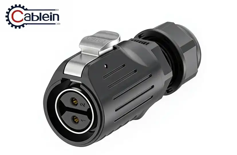 LP20 2-Pin Screw Lock Waterproof Connector